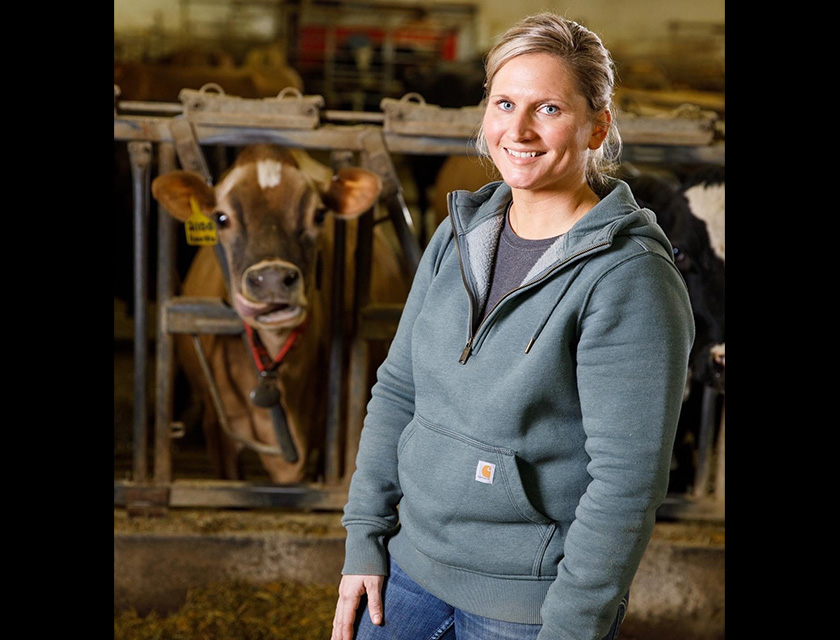 Back to Her Roots Iowa Dairy Farmer Shines Dairy Herd