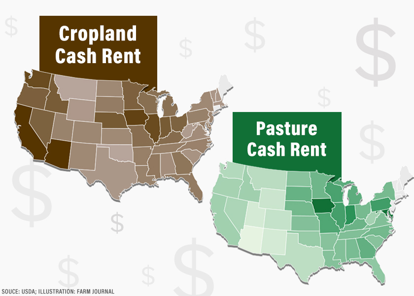U.S. Cropland Cash Rents Hit AllTime High Drovers