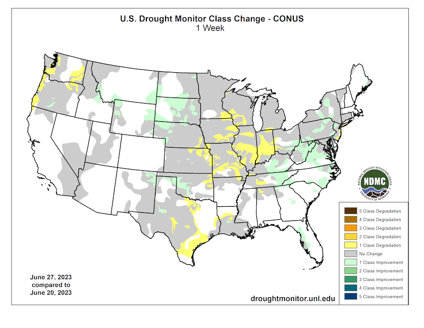 Recent Rains Didn’t Put a Dent in the Midwest Drought, 70% of U.S. Corn ...