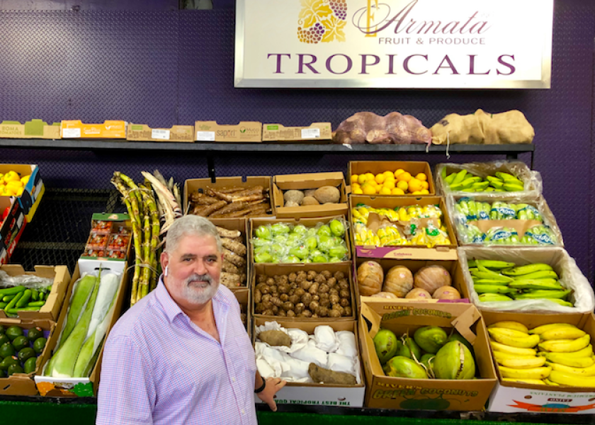Talking tropicals with E. Armata at Hunts Point Produce Market The Packer