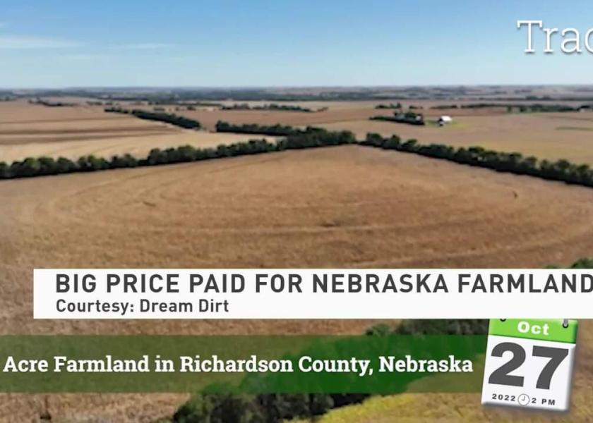 Farmland Price Record 27,400 Per Acre in Southeast Nebraska Ag